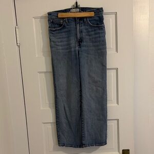 Madewell Slim Wide leg crop Jean